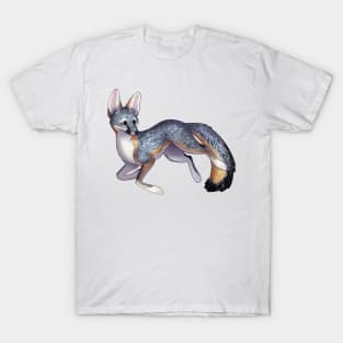 Cozy Gray Fox T-Shirt